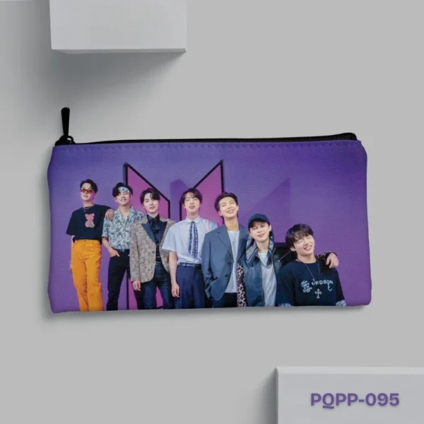BTS Purple Group Pencil Pouch