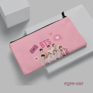 BTS Dynamite Pink Pencil Pouch
