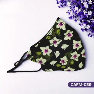 Black Orchid Face Mask