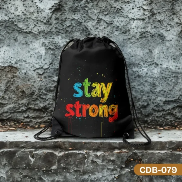 The Power Pulse Drawstring Bag