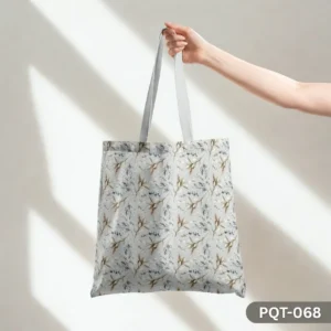 The Enclave Tote Bag (PQT-068) featuring its unique design and color palette, displayed in a clear product or lifestyle shot