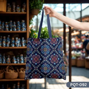 Sapphire Tapestry Tote Bag