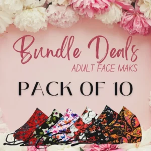 Pack of 10 Adult Face Masks