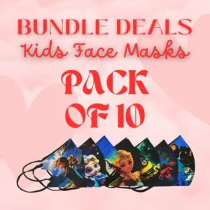 Pack of 10 Kids Face Masks